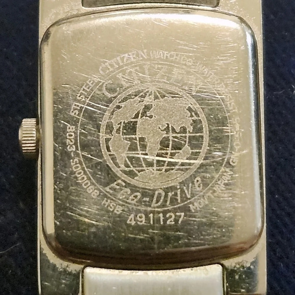 Vintage Citizen Eco-Drive Tank Blinged Out women - Picture 8 of 8